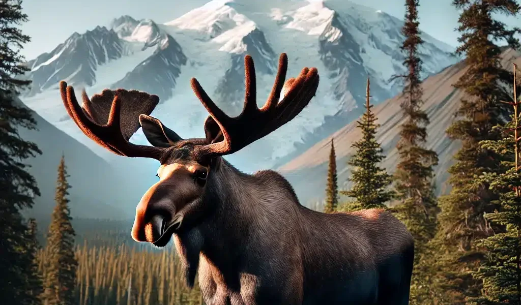 alaska moose, alaskan moose, alaska bull moose