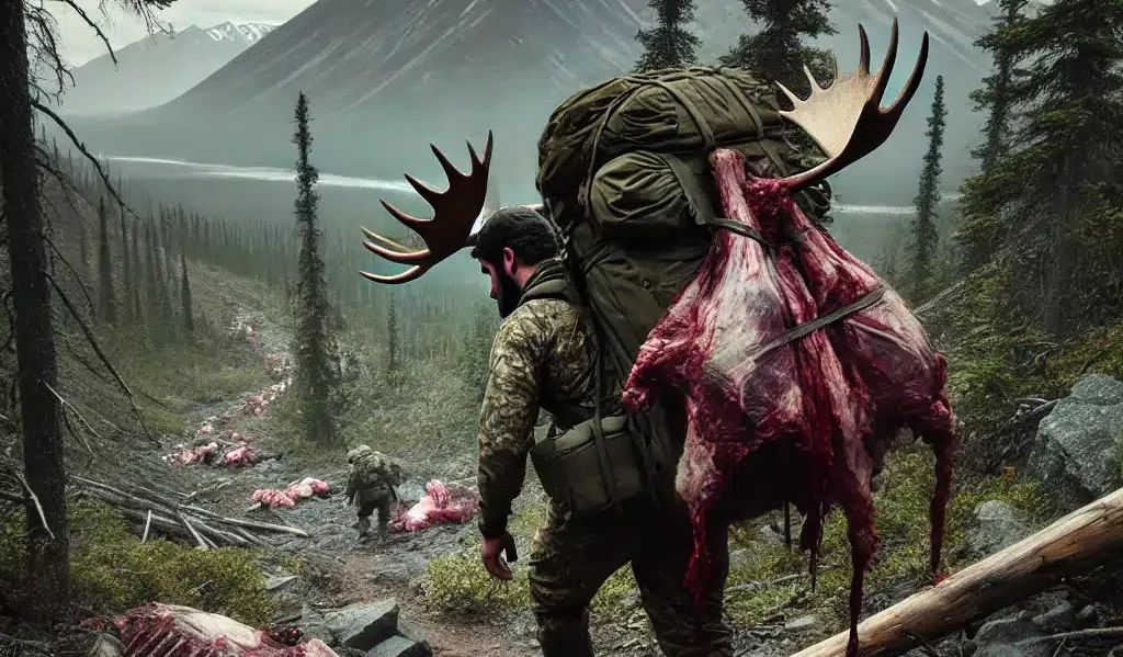 alaska bull moose hunting