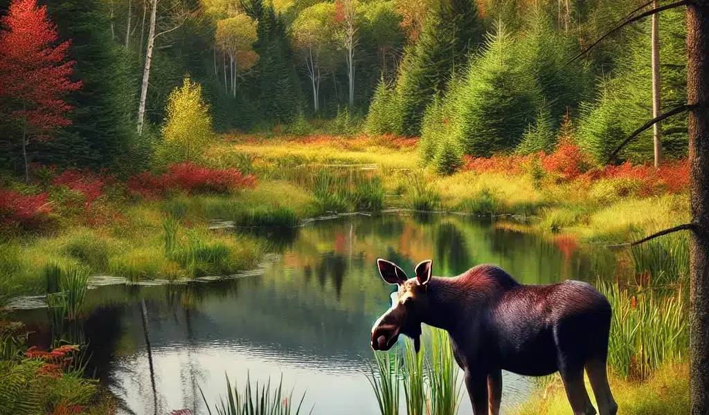 best places to see moose in vermont